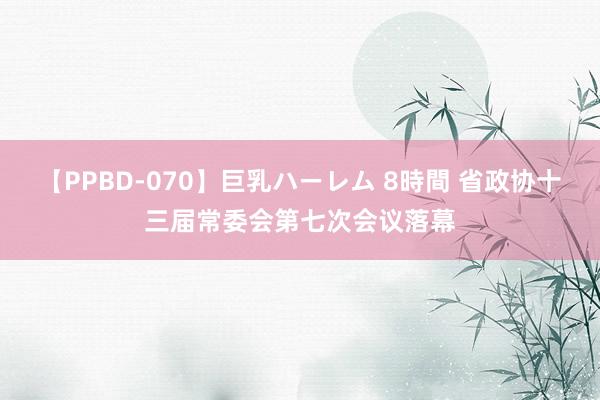 【PPBD-070】巨乳ハーレム 8時間 省政协十三届常委会第七次会议落幕