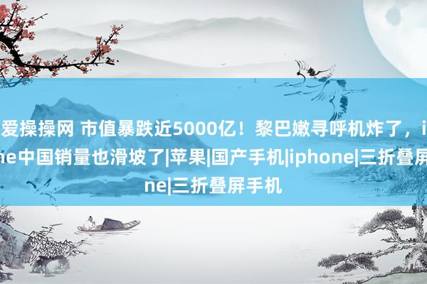 爱操操网 市值暴跌近5000亿！黎巴嫩寻呼机炸了，iPhone中国销量也滑坡了|苹果|国产手机|iphone|三折叠屏手机