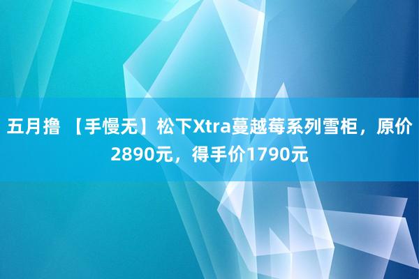 五月撸 【手慢无】松下Xtra蔓越莓系列雪柜，原价2890元，得手价1790元